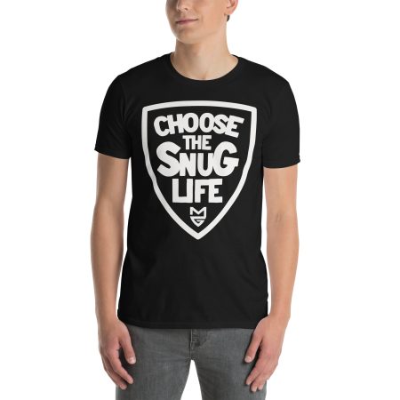 unisex-basic-softstyle-t-shirt-black-front-662b91dcf34be.jpg Snug Life - Short-Sleeve Unisex T-Shirt